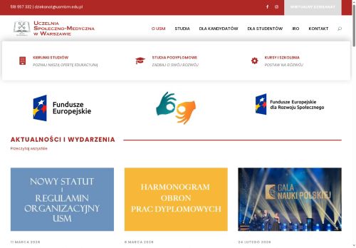 Uczelnia Społeczno-Medyczna w Warszawie